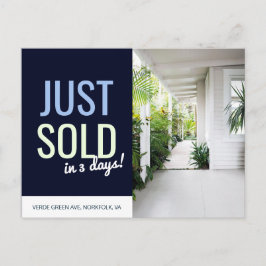 Navy blue Acabo de vender la plantilla de anuncios