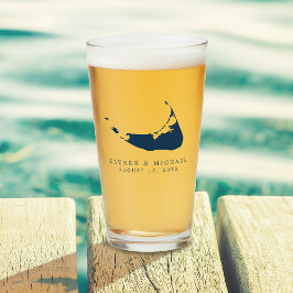 Navy Blue Nantucket Island ACK Wedding Favor
