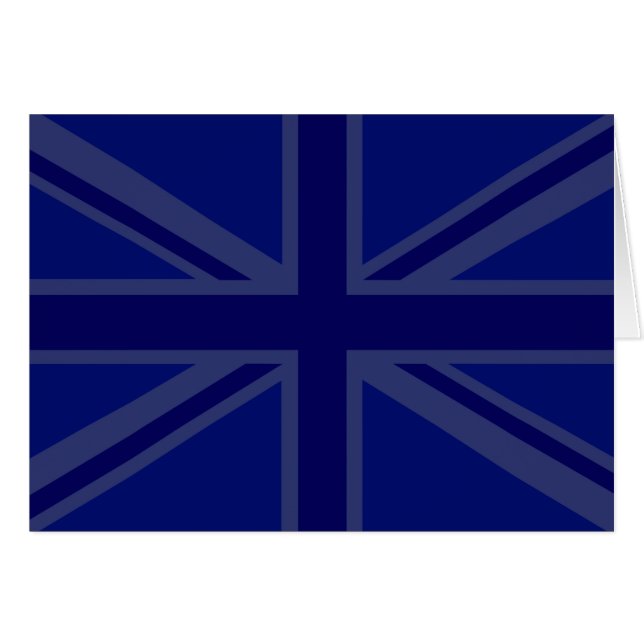 NAvy Blue Union Jack Decor (Anverso (Horizontal))