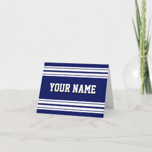 Navy Blue White Team Jersey Nombre personalizado D