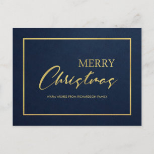 NAVY FORMAL GOLD VELVET MINIMAL MERRY NAVIDAD