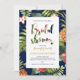 Navy & Gold | Invitación de Despedida de Soltera T