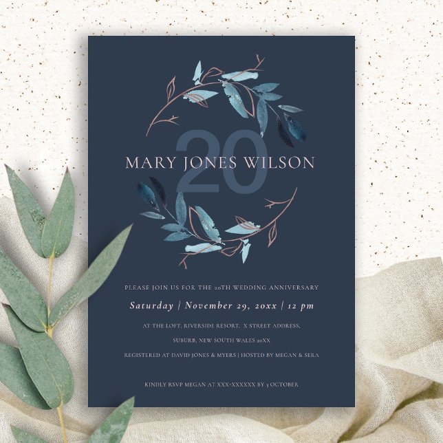 NAVY PINK FAUNA LLEVA CUALQUIER AÑO TARJETA ANIVER (Subido por el creador)