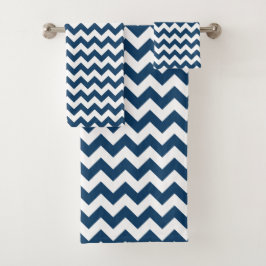 Navy Zigzag, Navy Chevron, patrón geométrico