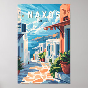 Naxos Grecia Viaje al arte Vintage