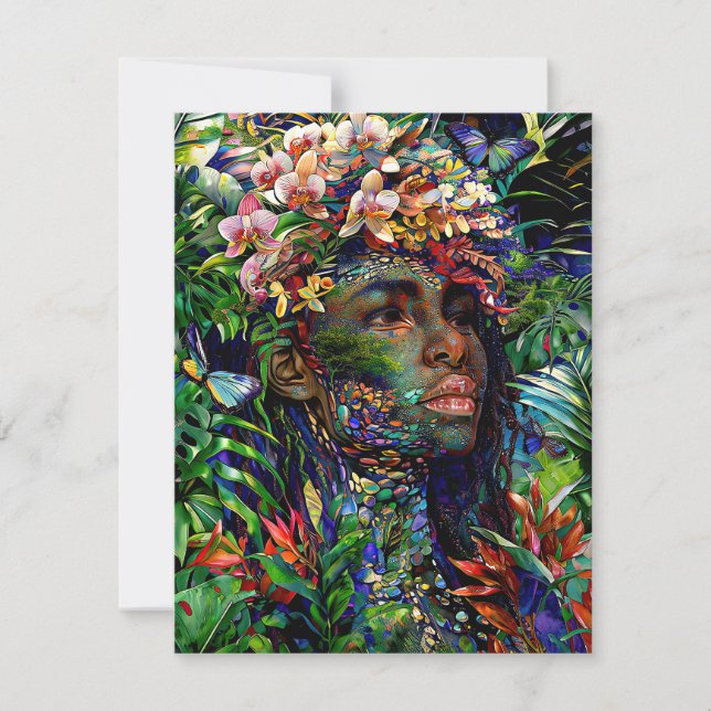 "Nayari" - Espejo De La Selva - Mujeres En La Amaz (Anverso)