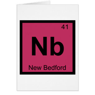 Nb - Nuevo Bedford Massachusetts Símbolo de Químic