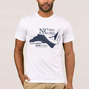NC Bird Atlas - Logo para camisetas grandes