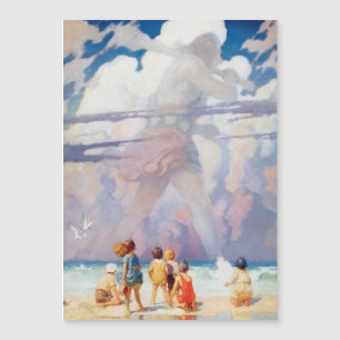 NC Wyeth La Costa Gigante De La Playa De Obras De