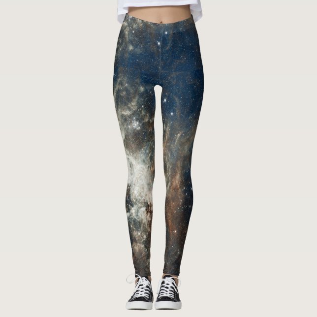 Nebula índigo celestial Leggings (Anverso)