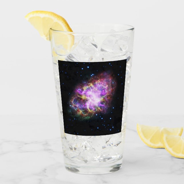 Nebulosa de cangrejo Supernova Compuesto de hubble (Anverso (hielo))