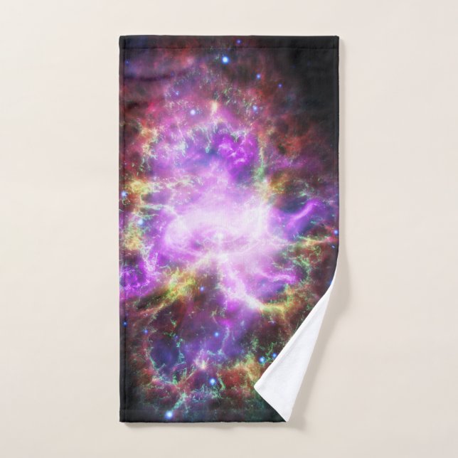 Nebulosa del Cangrejo Resto de Supernova Compuesto (Toalla de mano)