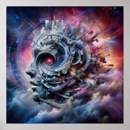 Nebulosa del pensamiento - Arte abstracto - digita