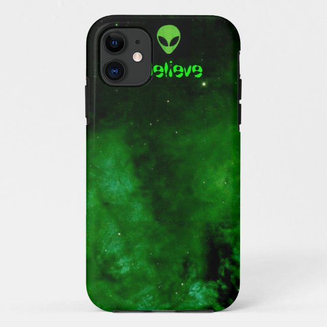 Nebulosa en el funda Alien Green iPhone 5 (Reverso)