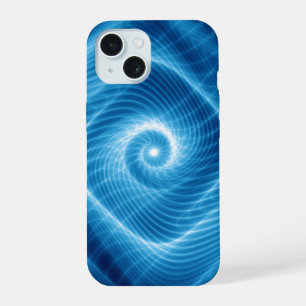 Nebulosa espiral cósmica azul y blanca
