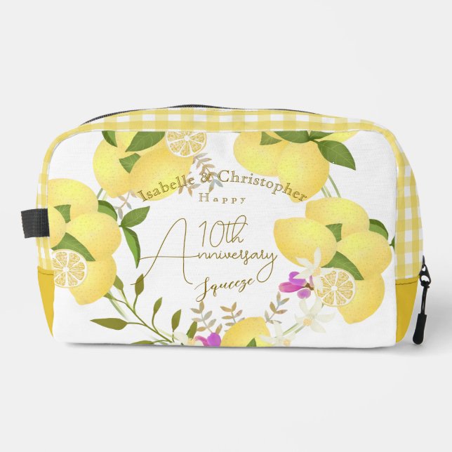 Neceser 10th Wedding Anniversary Summer Lemon Squeeze  (Anverso)