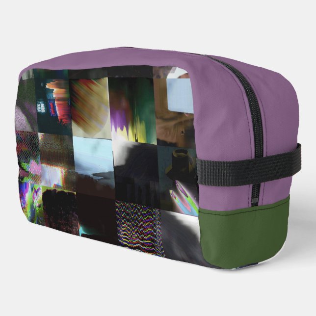 Neceser 1FB1F9F4 Arte Mosaico Abstracto Glitch Cyberpunk (Esquina izquierda)