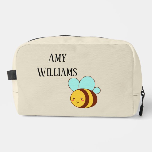 Neceser Abeja de burbujas de corte personalizado (Anverso)