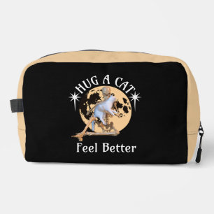 Neceser Abrazo de gato a la luz de la luna Esqueleto Humor
