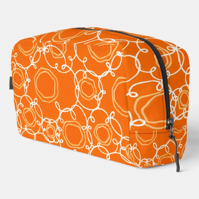 Neceser Abstract Floral Matrix (Orange) Fine Art (Esquina derecha)