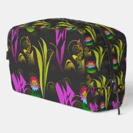 Neceser Abstract Floral with Spirals 1