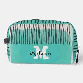 Neceser Abstract minimal style sketched trendy Monogram