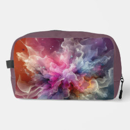 Neceser Abstract Old Rose Floral Cloud Landscape