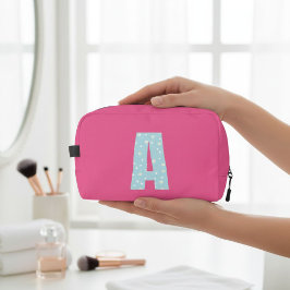 Neceser Accessory Bag Personalized Initial