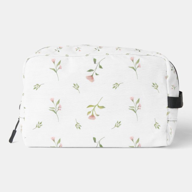 Neceser acuarela floral rústica (Reverso )