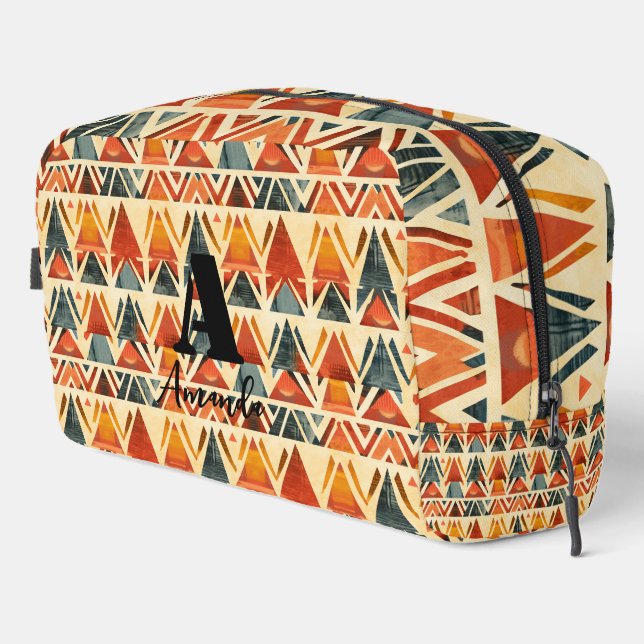 Neceser África Amhara Etiopía Patrón geométrico 1 (Esquina derecha)