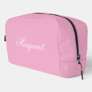 Neceser Agrega tu nombre a esta elegante y práctica rosa