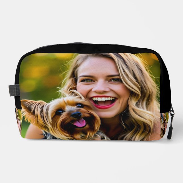 Neceser Agregar foto personalizada de Yorkshire Terrier (Anverso)