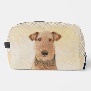 Neceser Airedale Terrier Pintura Cute Original Perro Arte