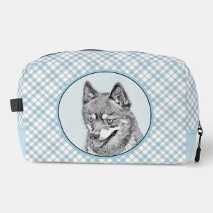 Neceser Alaskan Klee Kai AKK Husky Pintura Arte de Perro L