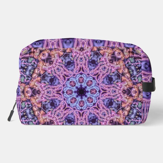 Neceser Alien Purple Psychedelic Kaleidoscopic Mandala (Reverso )