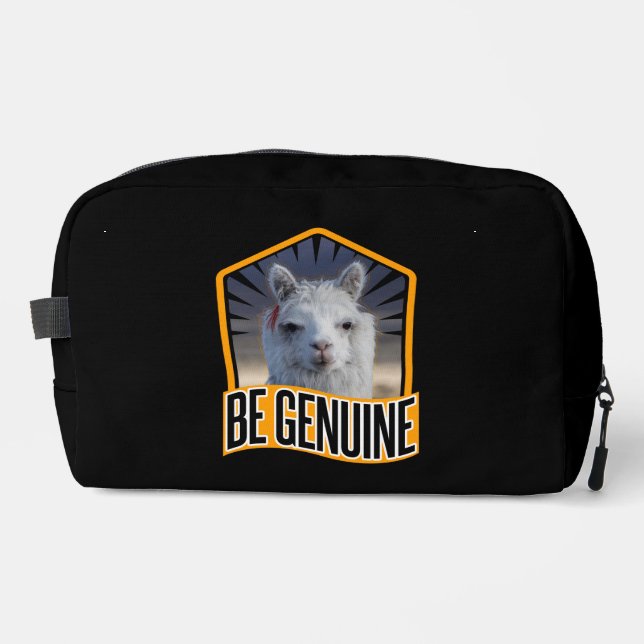Neceser Alpaca Be Genuine Quote - Llama Lover (Anverso)