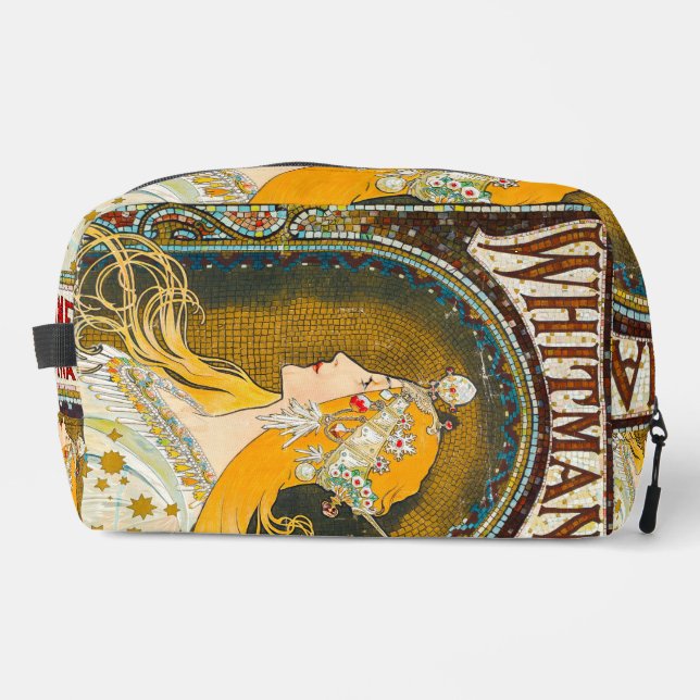 Neceser Alphonse Mucha vincula el anuncio de Whitman (Anverso)