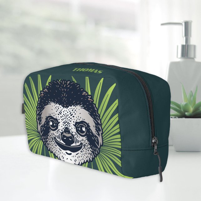 Neceser Amazonía tropical eslovaca (dopp kit amazon rainforest animals sloth)