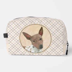 Neceser American Hairless Terrier Tan Pintando Arte De Per