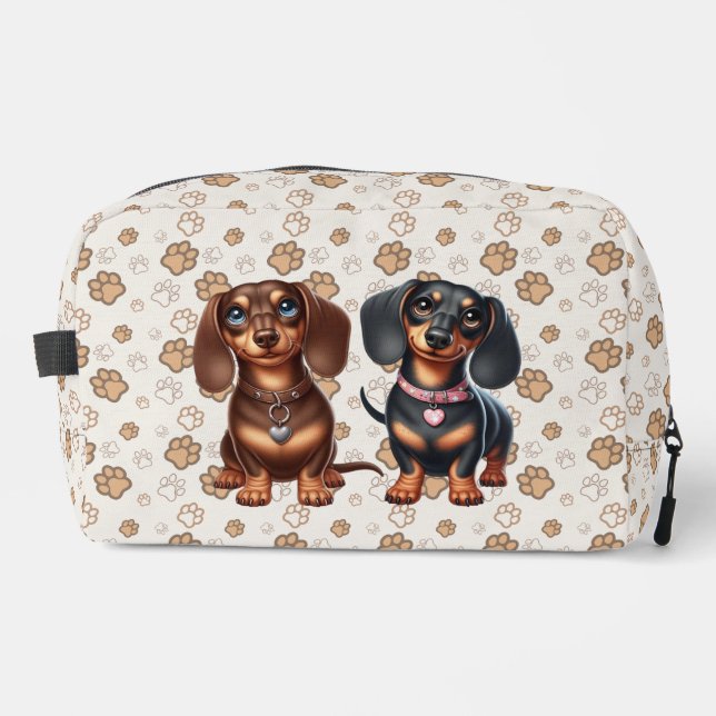 Neceser Amigos de Cute Dachshund (Anverso)