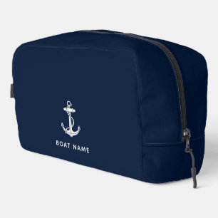 Neceser Ancla de barco azul marino náutico personalizada C