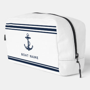 Neceser Ancla de barco náutico y nombre personalizado