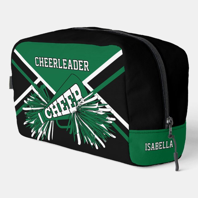 Neceser Animadora Personalizada | Verde, Negro, Blanco (Esquina derecha)