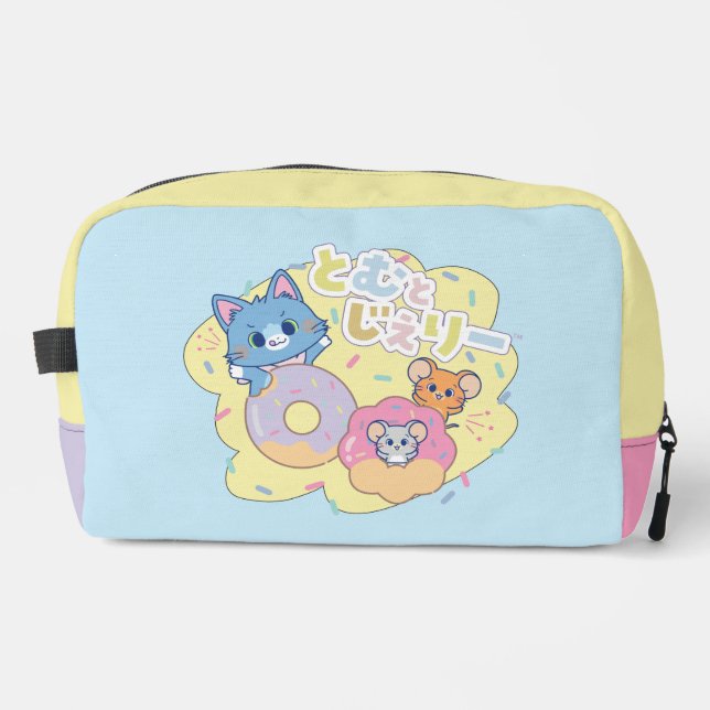 Neceser Anime Donut se ilumina con Tom, Jerry y Tuffy (Anverso)