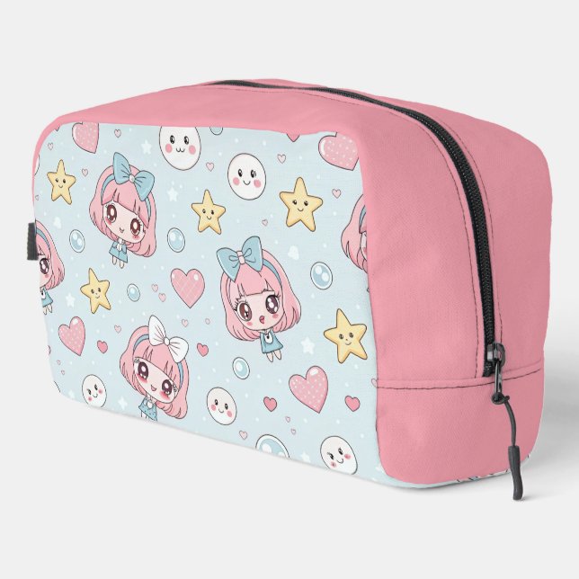 Neceser Anime Kawaii with Hearts and Star (Esquina derecha)