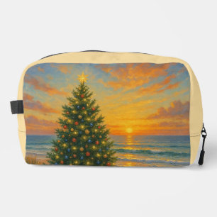 Neceser Árbol de Navidad náutico/costero en la playa
