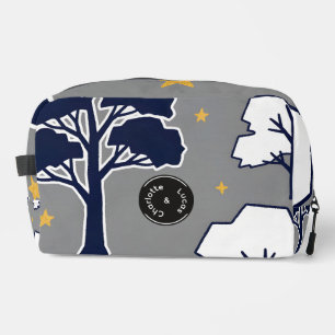 Neceser Árbol y estrella personalizados de bosque moderno