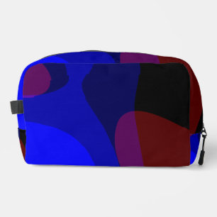 Neceser Arte abstracto rojo y azul 601