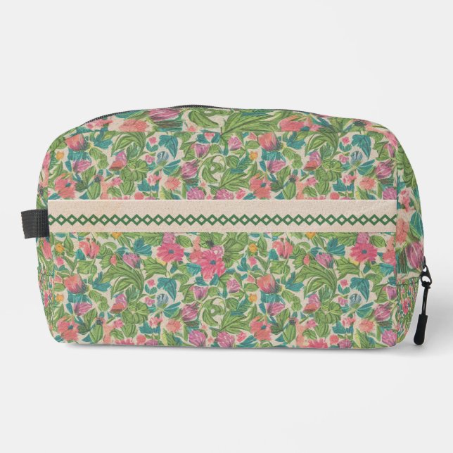 Neceser Arte de papel kraft de lujo Rústico botánico Verde (Anverso)