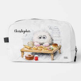 Neceser Arte de póster en azucar en polvo blanco